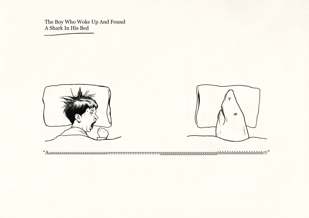 The Boy Who Woke Up And Found A Shark In His Bed © Marco Bevilacqua